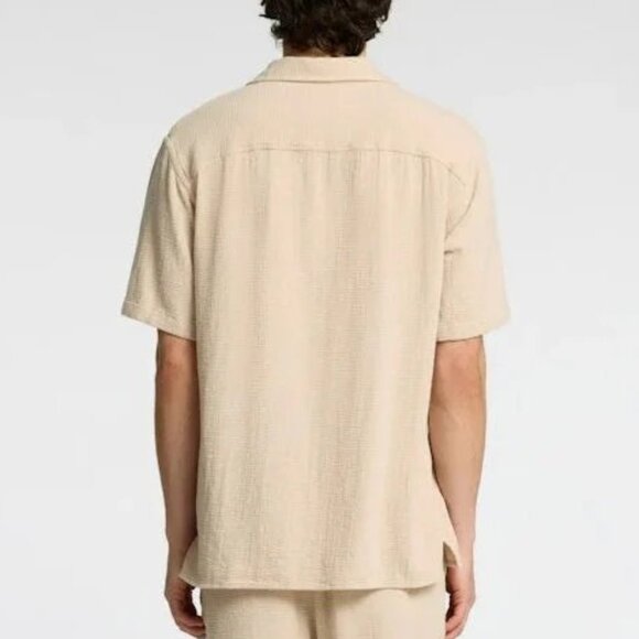 Selected Homme Oatmeal Textured Shirt - Picture 3 of 3